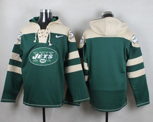 Nike Jets Blank Green Player Pullover NFL Hoodie